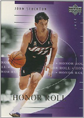 NBA 2001/02 Upper Deck Honor Roll - No. 87 - John Stockton