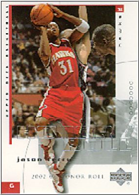 NBA 2002/03 Upper Deck Honor Roll - No 3 - Jason Terry