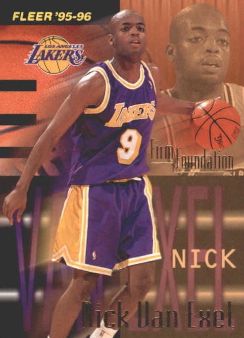 NBA 1995-96 Fleer European - No 403 - Nick van Exel