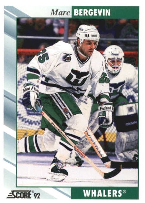 NHL 1992 / 93 Score - No 404 - Marc Bergevin