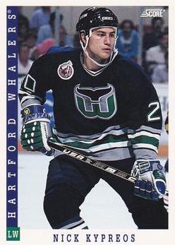 NHL 1993 / 94 Score Canadian - No 404 - Nick Kypreos