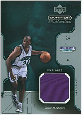 NBA 2002 / 03 Upper Deck Ovation Authentic Warm-Ups - No JM-W - Jamal Mashburn