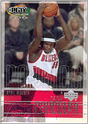 NBA 2001-02 Upper Deck Playmakers - No 118 - Zach Randolph