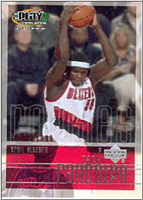 NBA 2001 / 02 Upper Deck Playmakers - No 118 - Zach Randolph