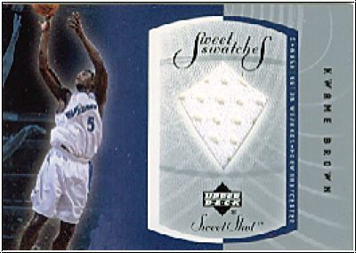 NBA 2002 / 03 Sweet Shot Sweet Swatches - No KW-S - Kwame Brown