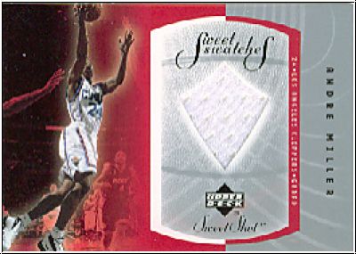 NBA 2002 / 03 Sweet Shot Sweet Swatches - No AM-S - Andre Miller