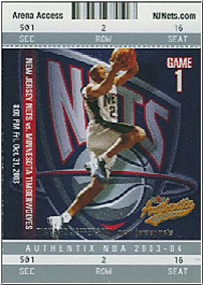 NBA 2003/04 Fleer Authentix - No 65 - Richard Jefferson