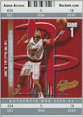 NBA 2003/04 Fleer Authentix - No 26 - Cuttino Mobley