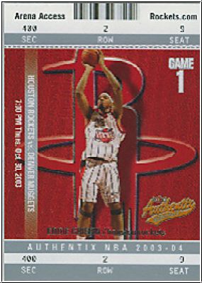 NBA 2003 / 04 Fleer Authentix - No 3 - Eddie Griffin