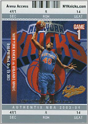 NBA 2003 / 04 Fleer Authentix - No 19 - Kurt Thomas