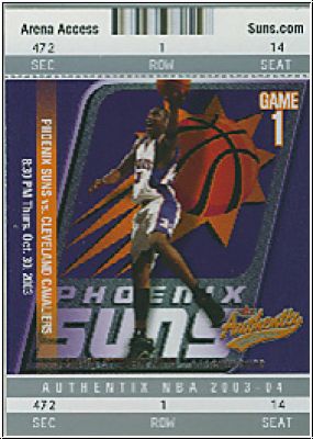 NBA 2003/04 Fleer Authentix - No 80 - Amare Stoudamire