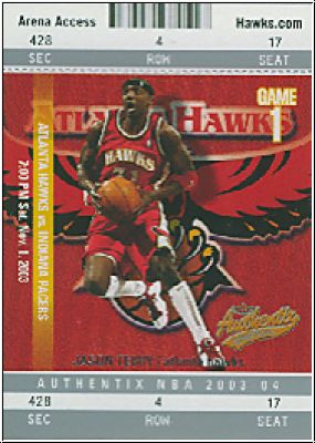 NBA 2003/04 Fleer Authentix - No 96 - Jason Terry