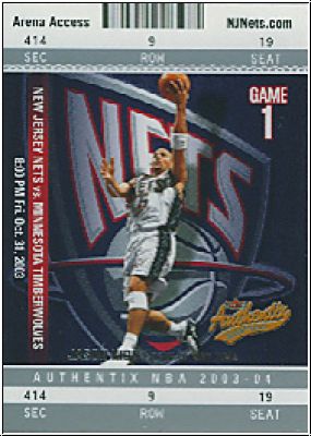 NBA 2003/04 Fleer Authentix - No 89 - Jason Kidd