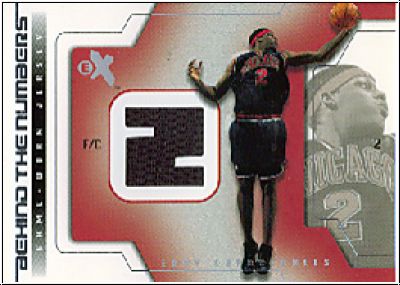 NBA 2003 / 04 EX Behind the Numbers Game-Used - No EC-BTNGU