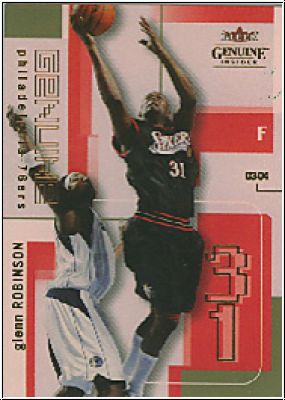 NBA 2003 / 04 Fleer Genuine Insider - No 99 - Glenn Robinson