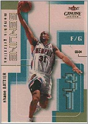 NBA 2003/04 Fleer Genuine Insider - No 97 - Shane Battier