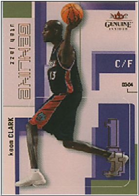 NBA 2003 / 04 Fleer Genuine Insider - No 86 - Keon Clark