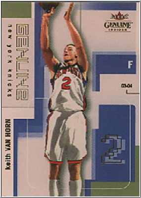 NBA 2003/04 Fleer Genuine Insider - No 92 - Keith van Horn