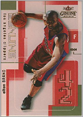 NBA 2003 / 04 Fleer Genuine Insider - No 84 - Elton Brand