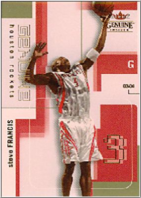 NBA 2003/04 Fleer Genuine Insider - No 52 - Steven Francis