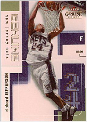 NBA 2003 / 04 Fleer Genuine Insider - No 66 - Richard Jefferson