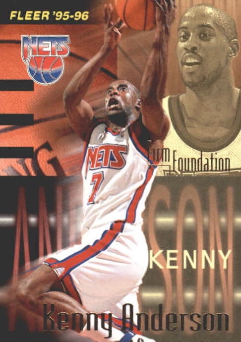 NBA 1995-96 Fleer European - No 407 - Kenny Anderson