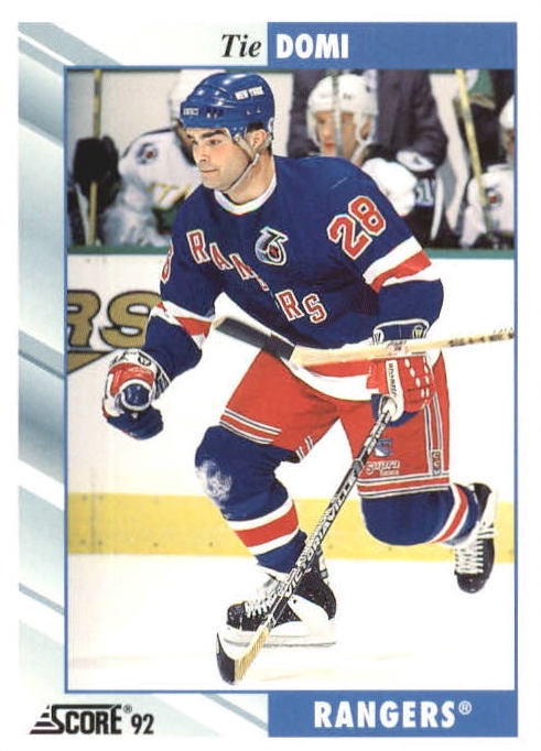 NHL 1992 / 93 Score - No 408 - Tie Domi