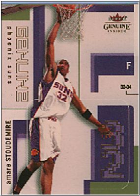 NBA 2003 / 04 Fleer Genuine Insider - No 55 - Amare Stoudamire