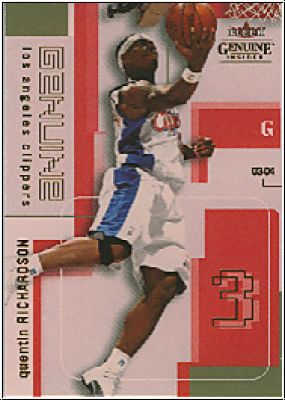 NBA 2003 / 04 Fleer Genuine Insider - No 34 - Quentin Richardson