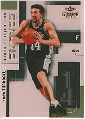 NBA 2003 / 04 Fleer Genuine Insider - No 42 - Hedo Turkoglu