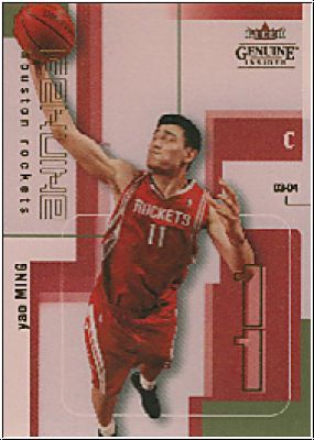 NBA 2003 / 04 Fleer Genuine Insider - No 15 - Yao Ming