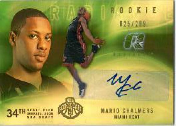 NBA 2008-09 Upper Deck Radiance - No 92 - Mario Chalmers