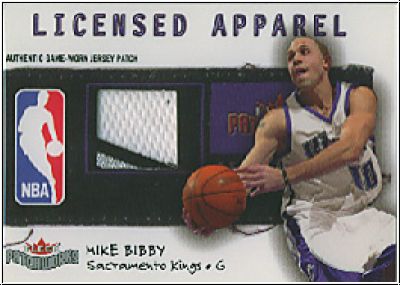 NBA 2003 / 04 Fleer Patchworks Licensed Apparel - No LA-MB