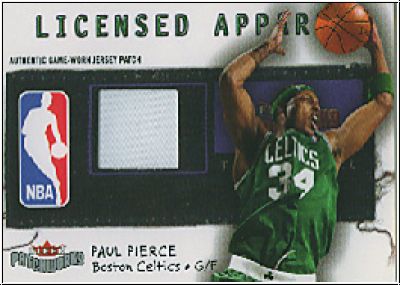 NBA 2003 / 04 Fleer Patchworks Licensed Apparel - No LA-PP