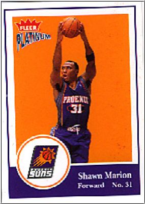 NBA 2003/04 Fleer Platinum - No. 128 - Shawn Marion