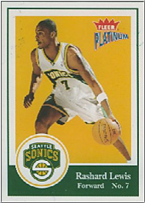 NBA 2003/04 Fleer Platinum - No. 88 - Rashard Lewis