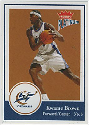 NBA 2003 / 04 Fleer Platinum - No 82 - Kwame Brown