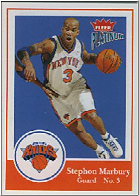 NBA 2003/04 Fleer Platinum - No 90 - Stephon Marbury