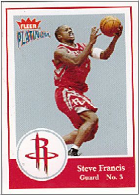 NBA 2003/04 Fleer Platinum - No 102 - Steve Francis