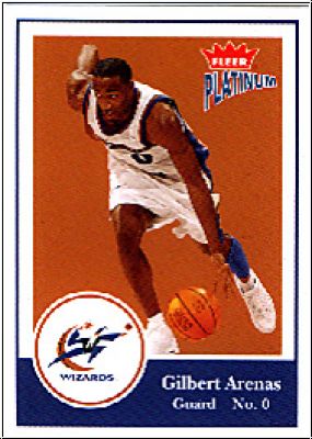 NBA 2003/04 Fleer Platinum - No 50 - Gilbert Arenas