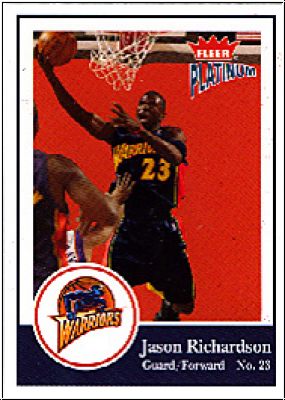 NBA 2003 / 04 Fleer Platinum - No 76 - Jason Richardson