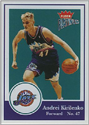 NBA 2003 / 04 Fleer Platinum - No 37 - Andrei Kirilenko