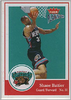 NBA 2003/04 Fleer Platinum - No 1 - Shane Battier