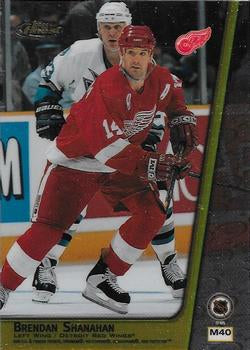 NHL 1998-99 Finest Double Sided Mystery Finest - No M40 - Brendan Shanahan / Brendan Shanahan