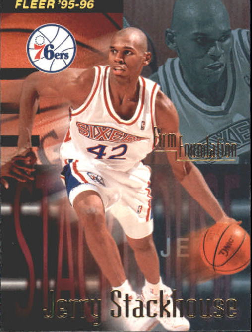 NBA 1995-96 Fleer European - No 410 - Jerry Stackhouse