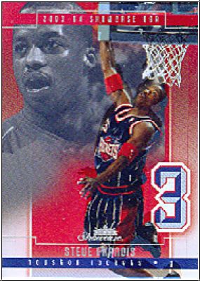 NBA 2003 / 04 Fleer Showcase - No 3 - Steve Francis