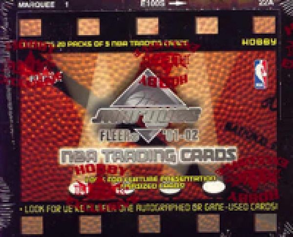 NBA 2001-02 Fleer Marquee - Päckchen