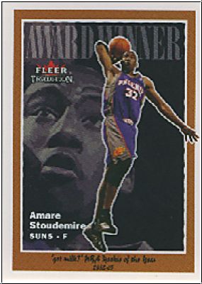 NBA 2003 / 04 Fleer Tradition - No 222 - Amare Stoudamire