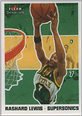 NBA 2003 / 04 Fleer Tradition - No 123 - Rashard Lewis