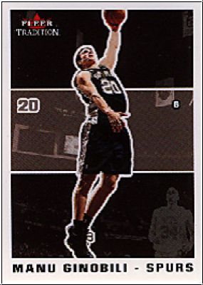 NBA 2003 / 04 Fleer Tradition - No 38 - Manu Ginobili